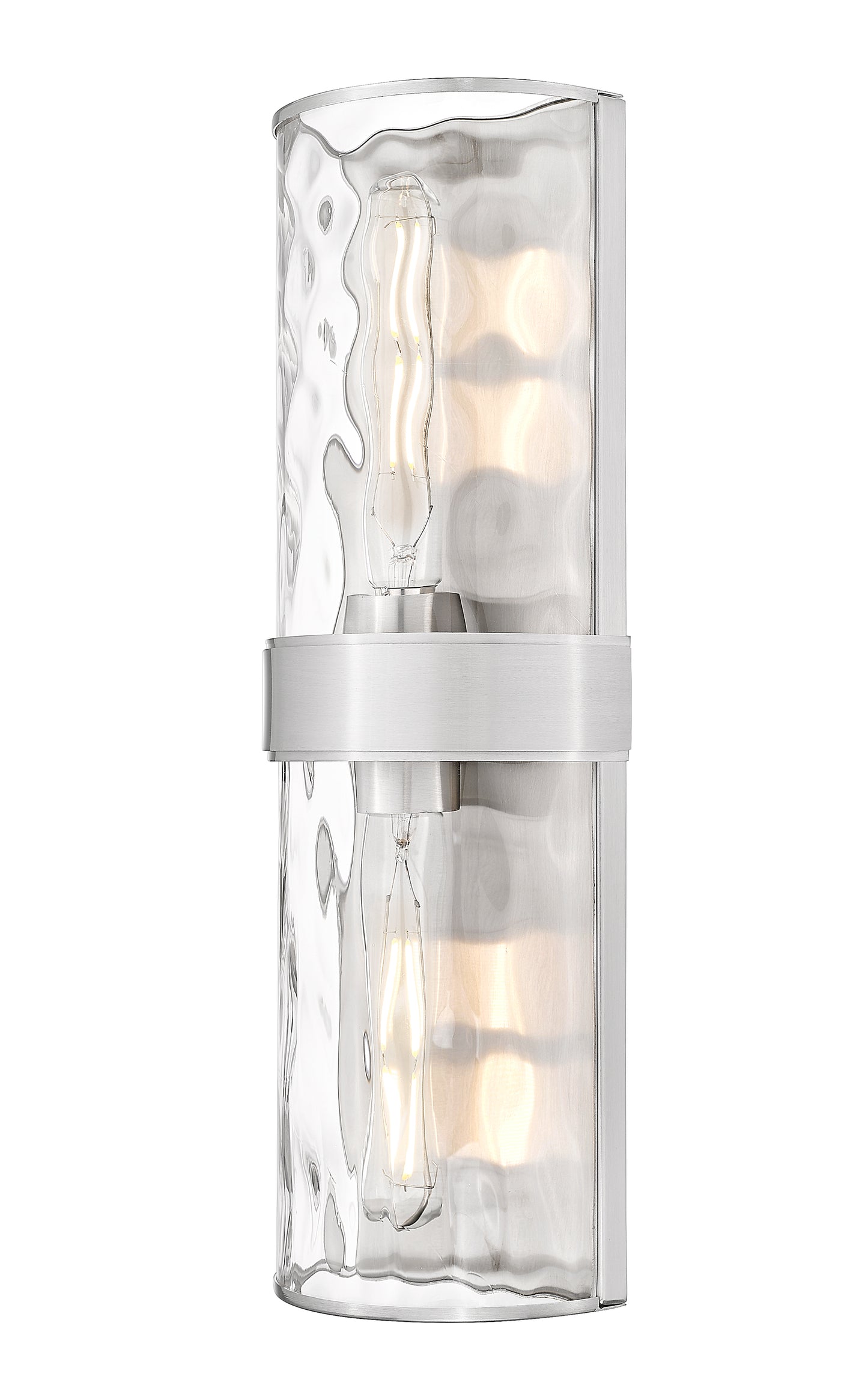 3053-2SL-BN - Meridian 2 Light Wall 18" Sconce - Brushed Nickel