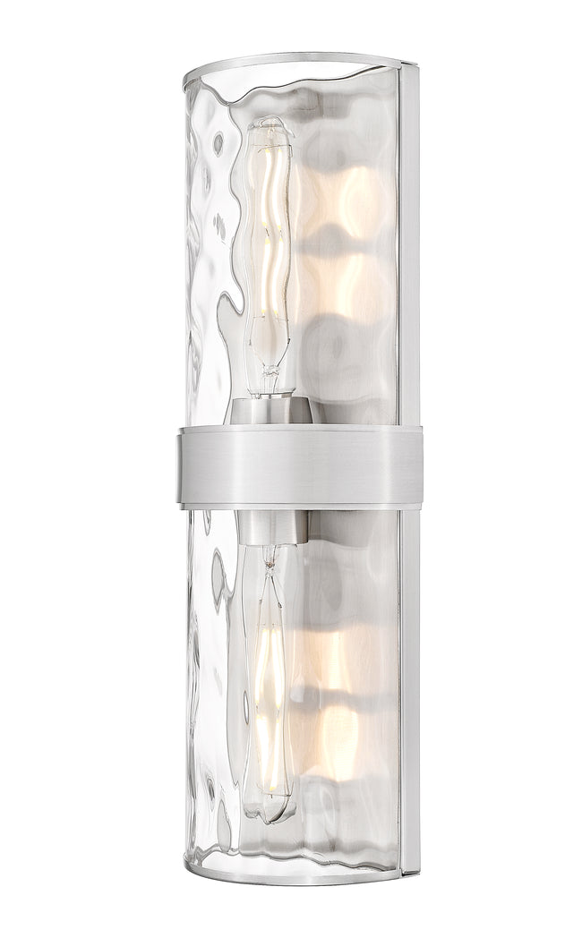 3053-2SL-BN - Meridian 2 Light Wall 18" Sconce - Brushed Nickel