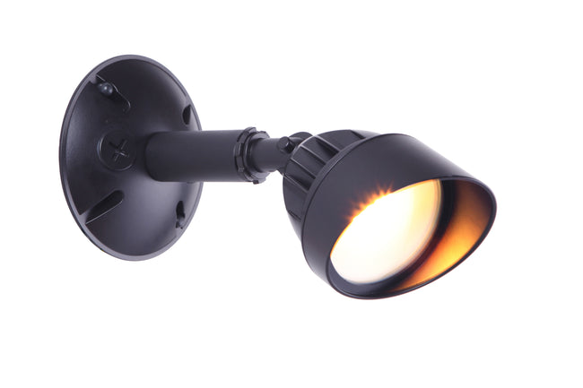 Z421-MN-LED - LED Flood 1 Light 4.45" Wide Outdoor Flood - Midnight
