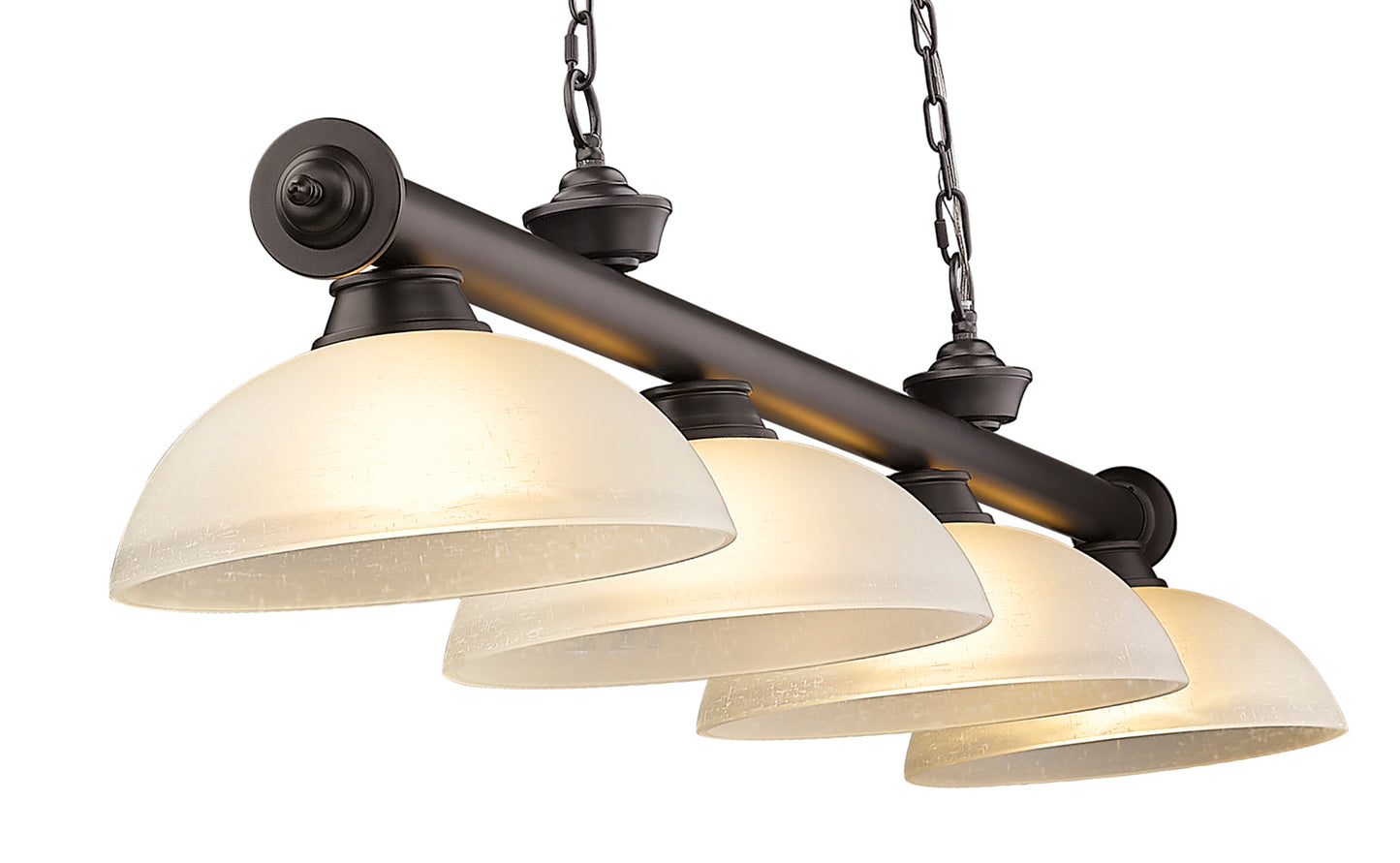 2306-4BRZ-DWL14 - Cordon 4 Light 81" Billiard - Bronze