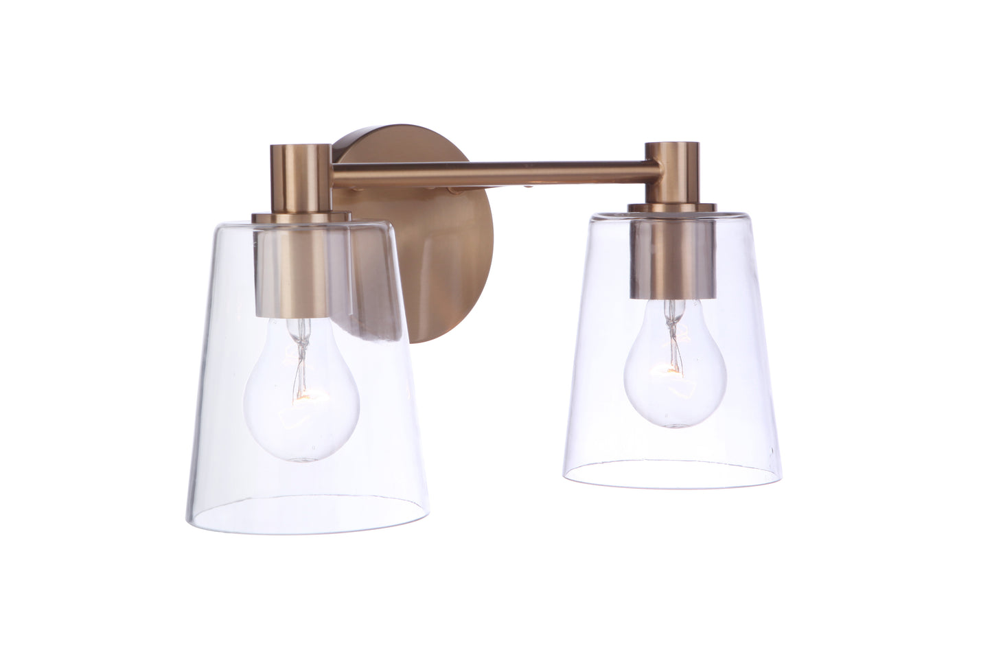 12615SB2 - Emilio 2 Light 15" Wide Vanity Light - Satin Brass