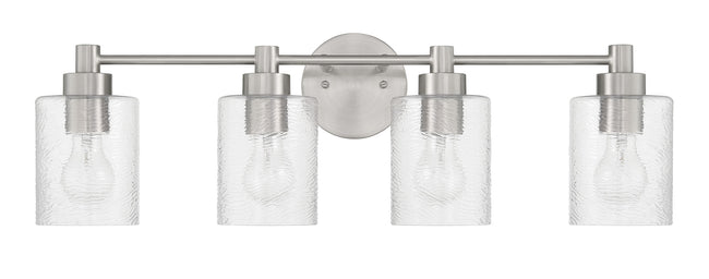 60204-BNK - Lyndsey 4 Light 28" Wide Vanity Light - Brushed Nickel