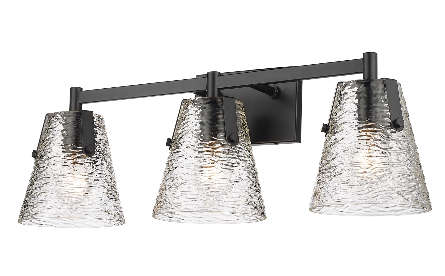 1101-3V-MB - Analia 3 Light 26" Vanity - Matte Black