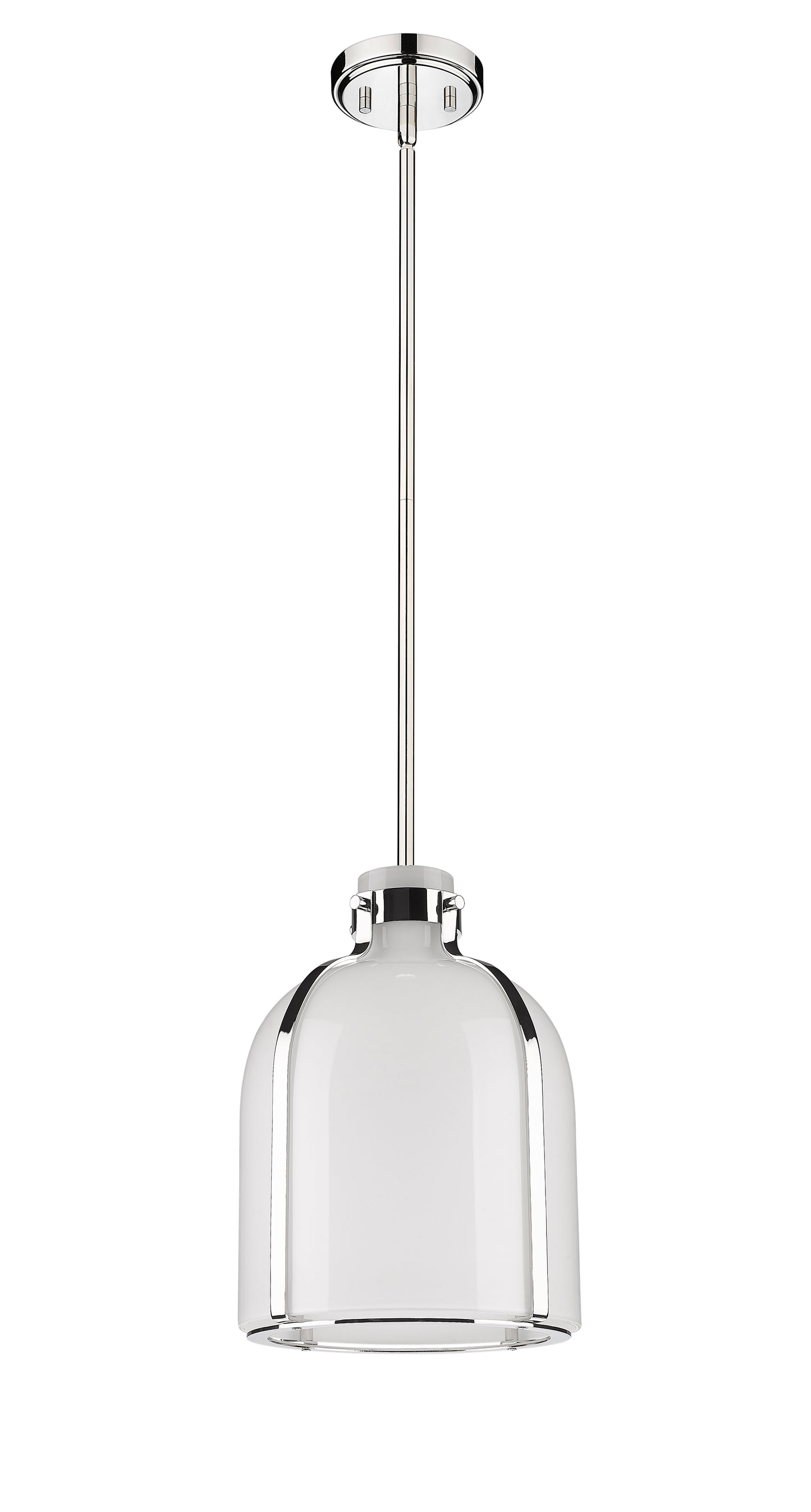 818-9PN - Pearson 1 Light 10" Pendant - Polished Nickel