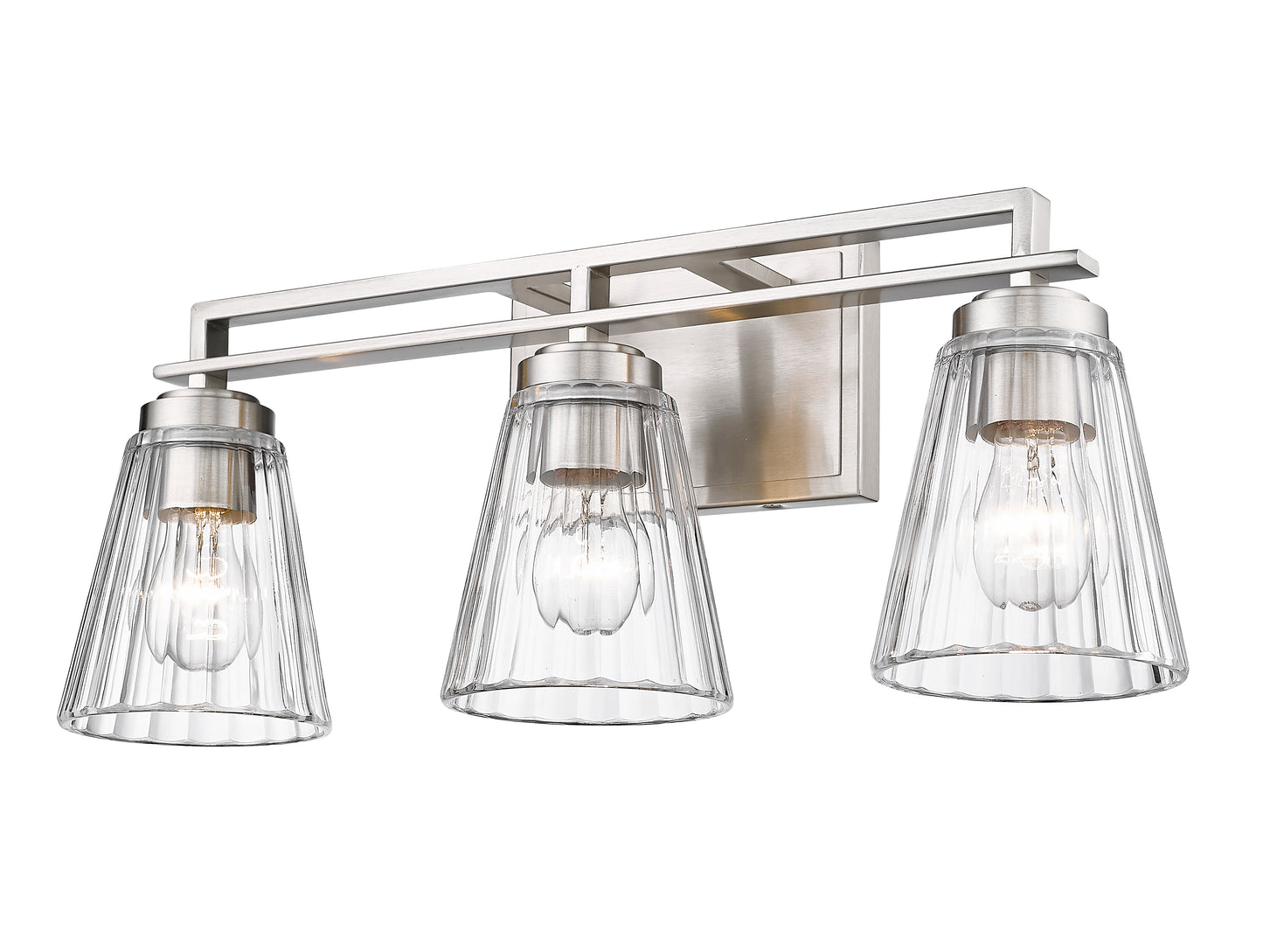 823-3V-BN - Lyna 3 Light 22" Vanity - Brushed Nickel