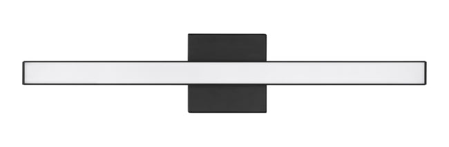 10124FB-LED - Trim 1 Light 24" Wide LED Vanity Light - Flat Black