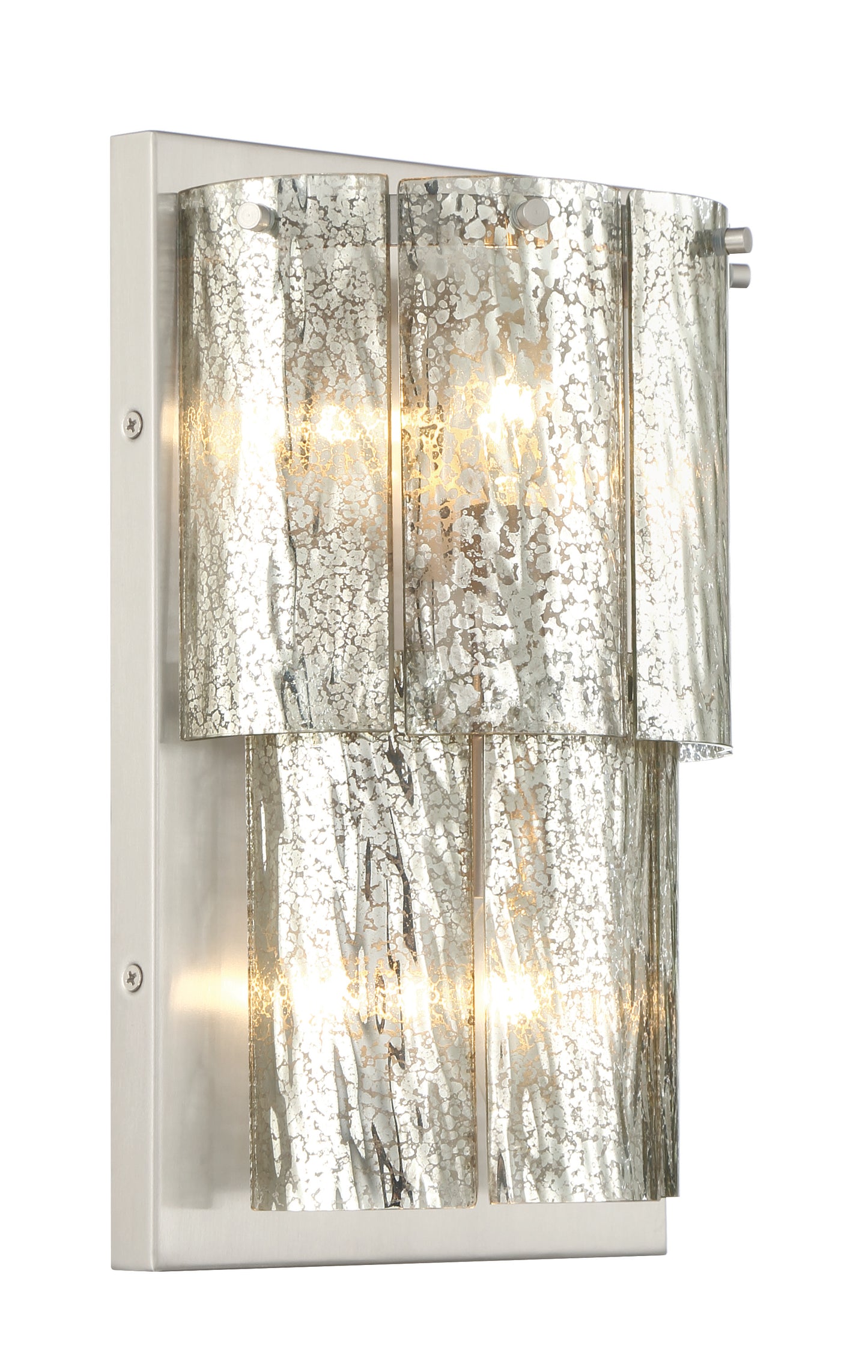 48662-BNK - Museo 2 Light 13" High Wall Sconce - Brushed Nickel