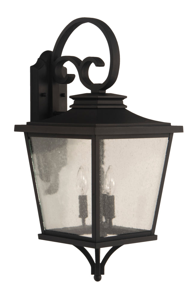 ZA2924-TB - Tillman 3 Light 26" High Outdoor Wall Lantern - Textured Black