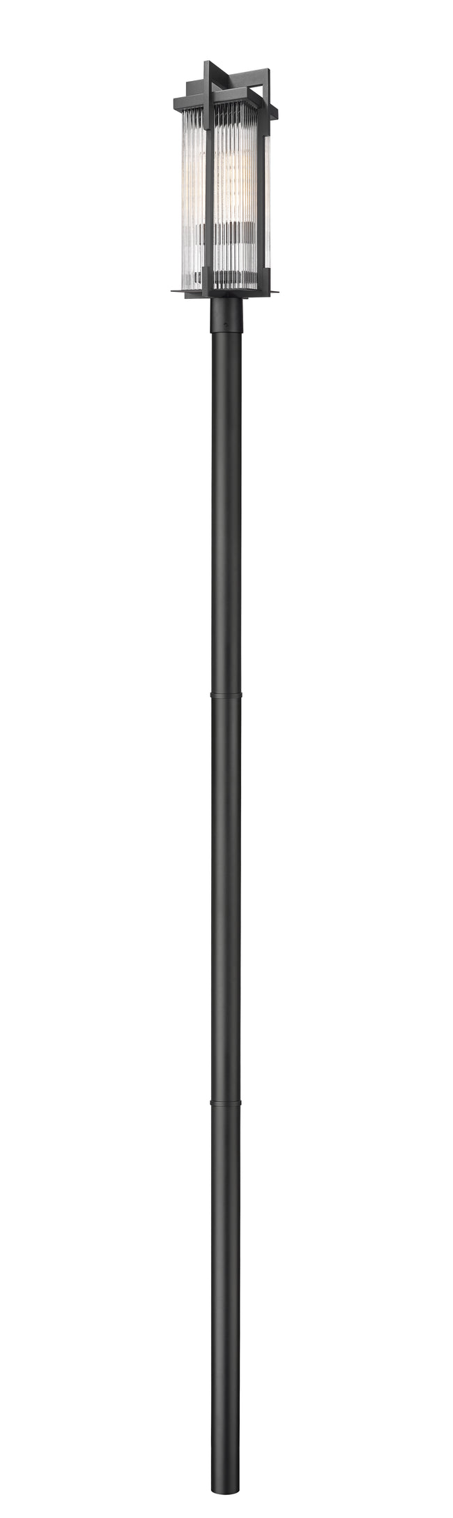 5031PHBR-5009P120-BK - Fortis 2 Light 144" Post Light - Sand Black
