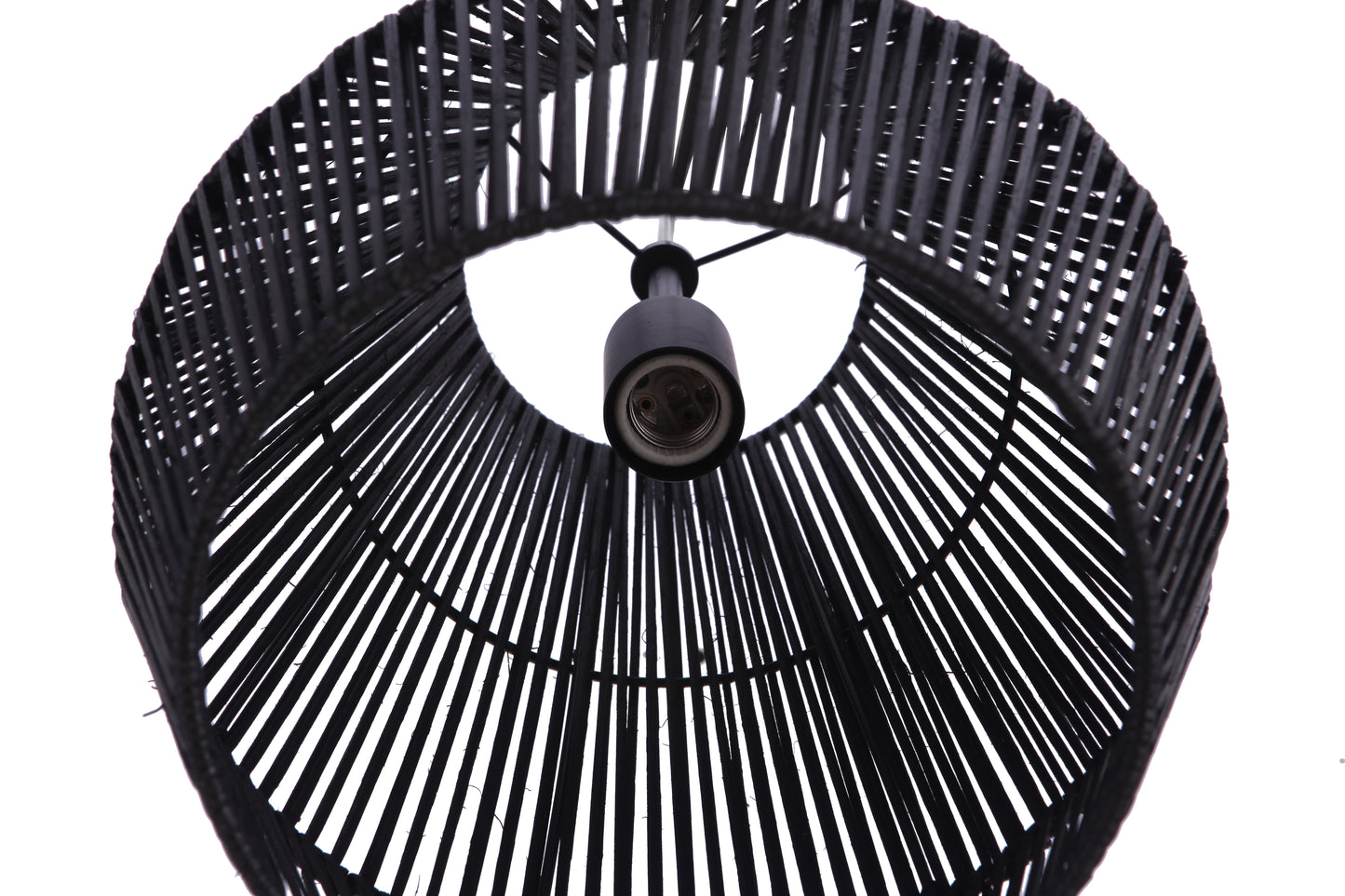 P2009-FB - 1 Light 11.88" Wide Pendant - Flat Black