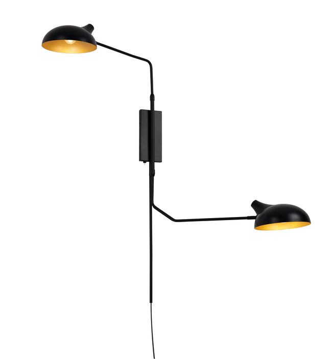 1942-2S-MB - Bellamy 2 Light Wall 29" Sconce - Matte Black