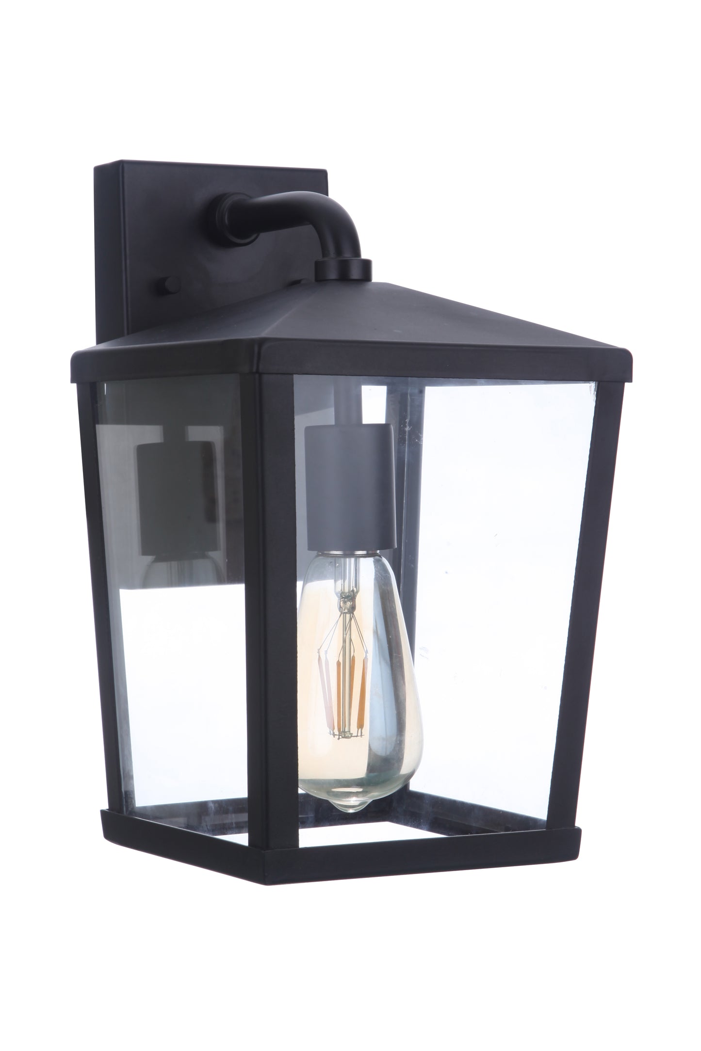 ZA4604-MN - Olsen 1 Light 12.13" High Outdoor Wall Lantern - Midnight