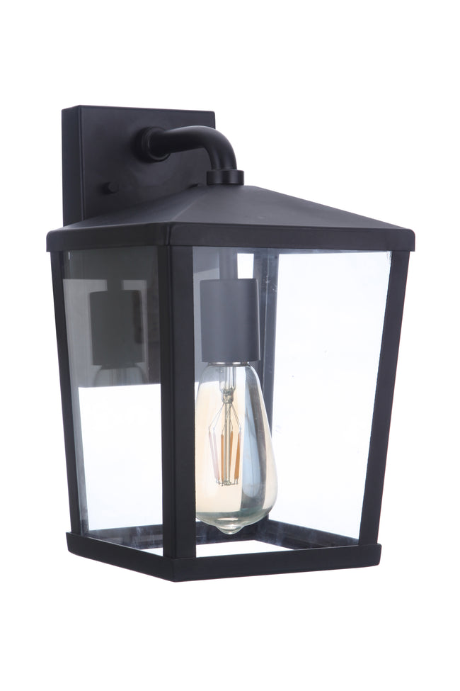 ZA4604-MN - Olsen 1 Light 12.13" High Outdoor Wall Lantern - Midnight