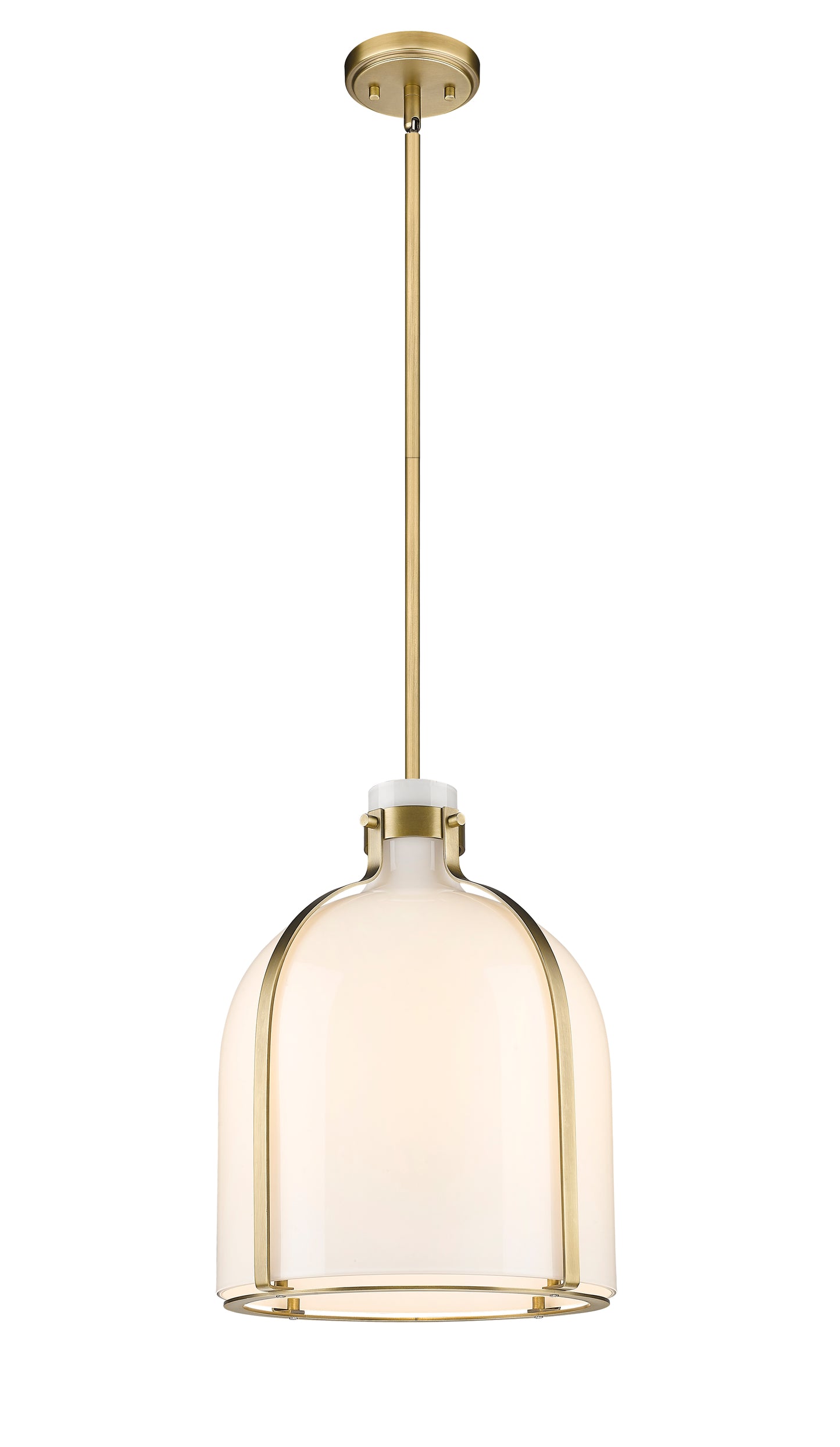 818-12RB - Pearson 1 Light 12" Pendant - Rubbed Brass