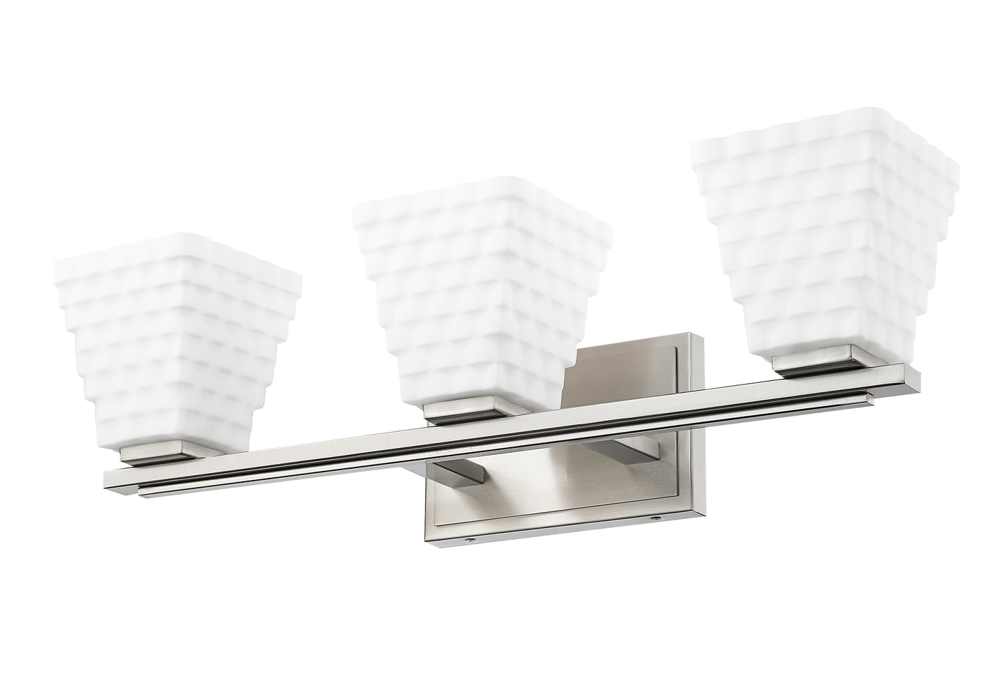 7514-3V-BN - Annalise 3 Light 24" Vanity - Brushed Nickel