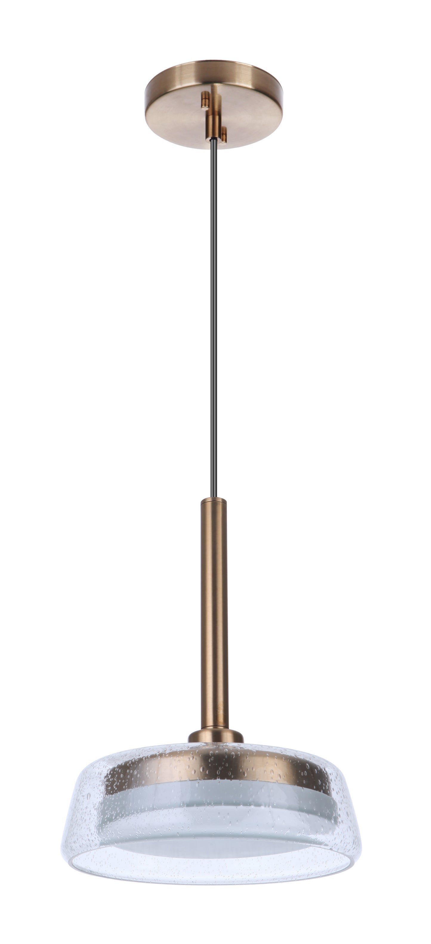 55191-SB-LED - Centric 1 Light 10" Wide Pendant - Satin Brass