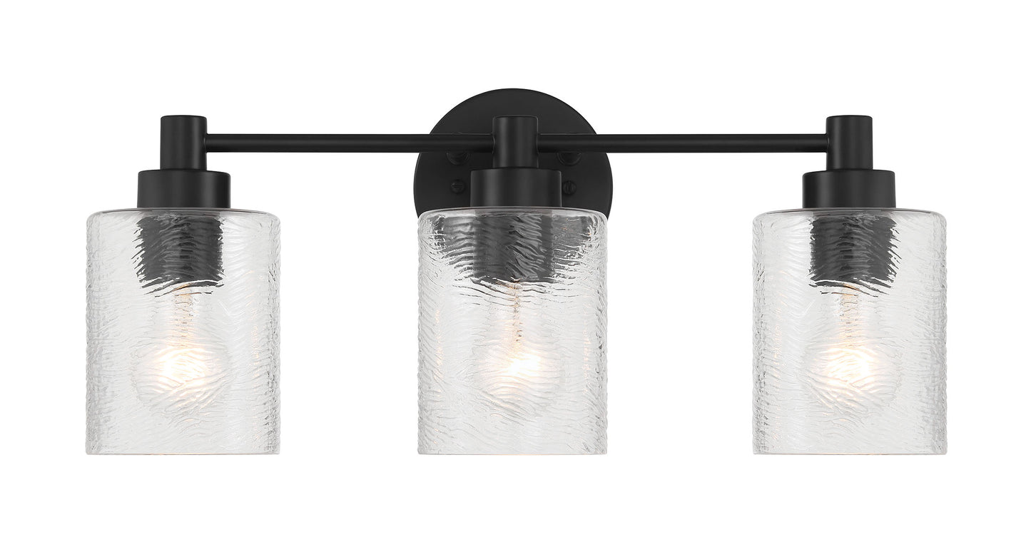 60203-FB - Lyndsey 3 Light 20" Wide Vanity Light - Flat Black