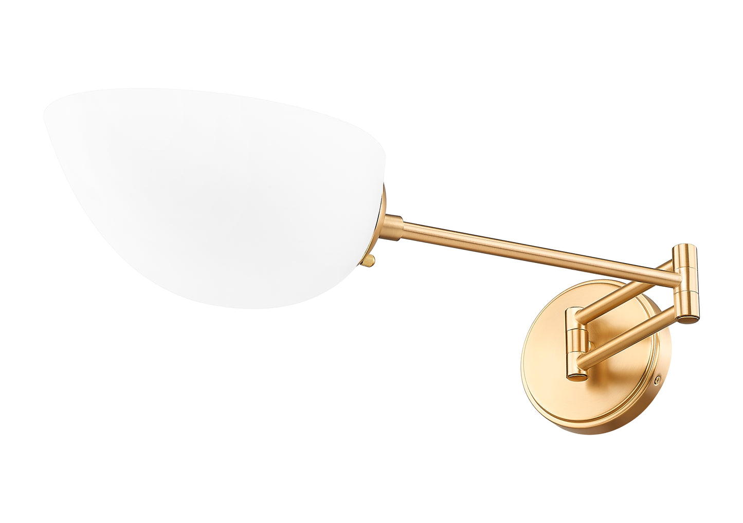 3048S-MGLD - Breton 1 Light Wall 5" Sconce - Modern Gold
