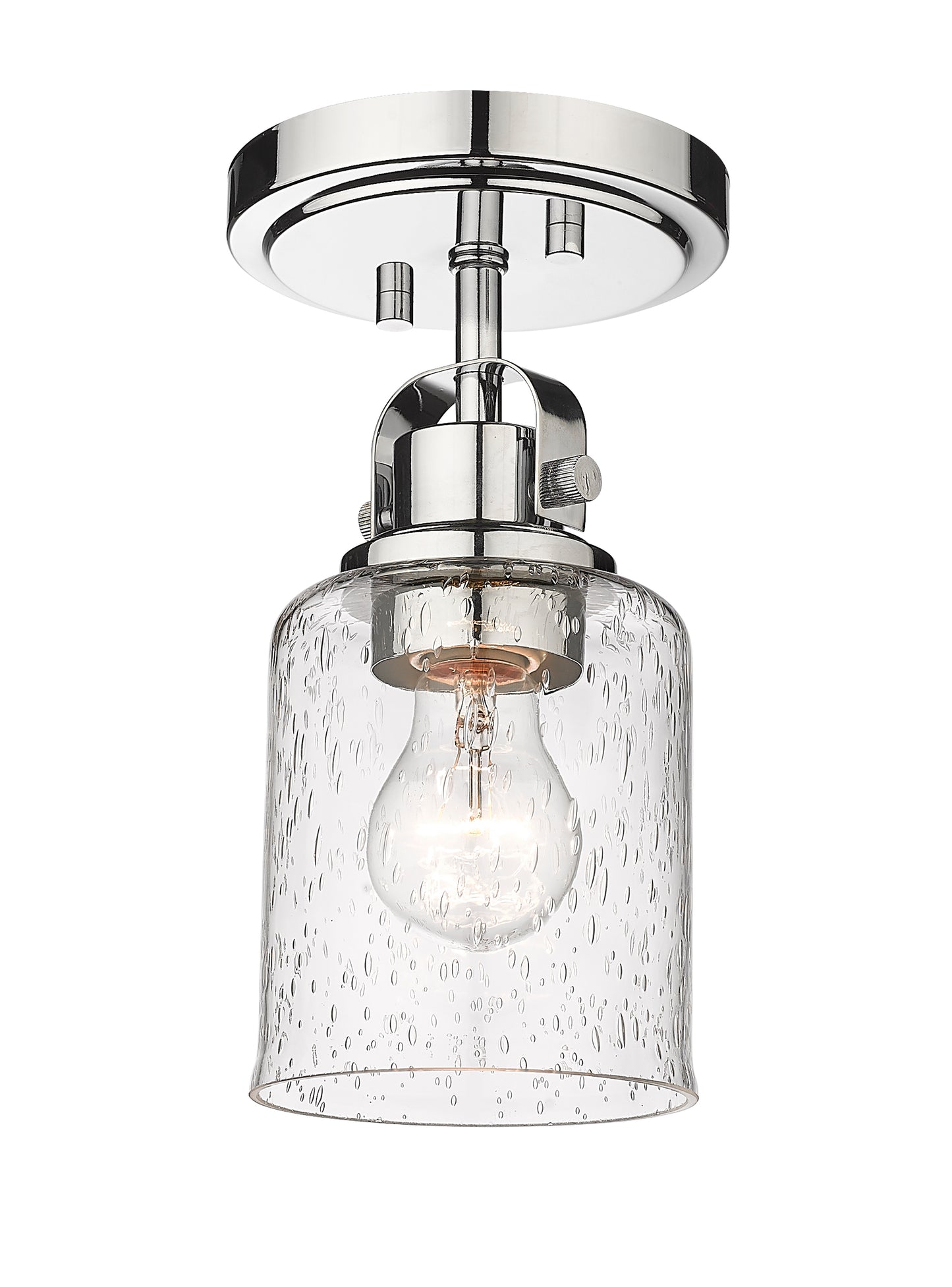 340F1-CH - Kinsley 1 Light Flush 5" Mount - Chrome