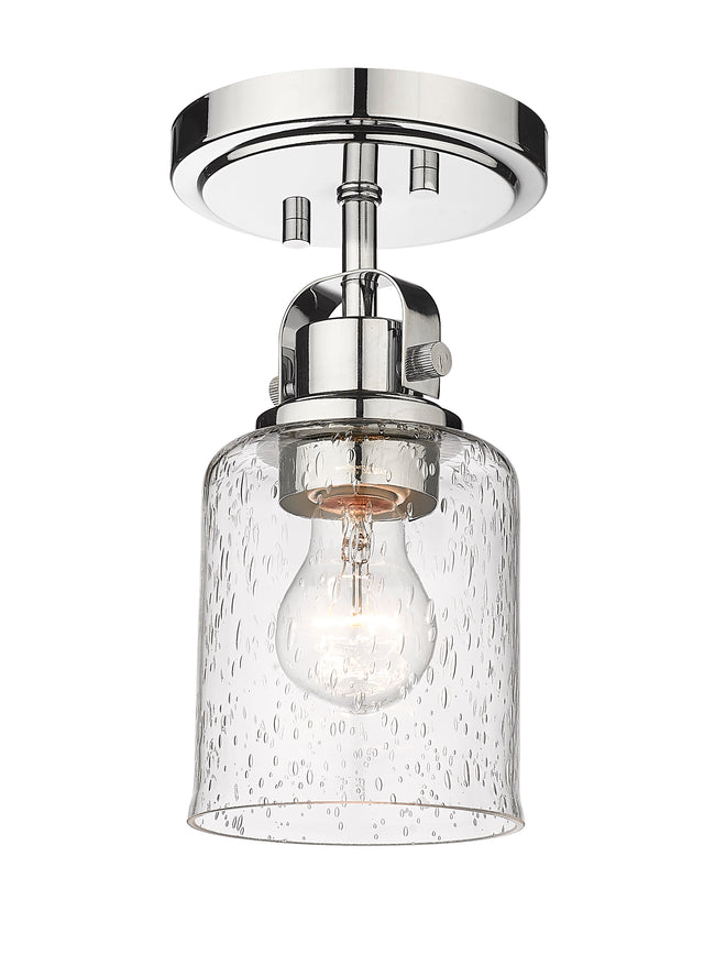 340F1-CH - Kinsley 1 Light Flush 5" Mount - Chrome