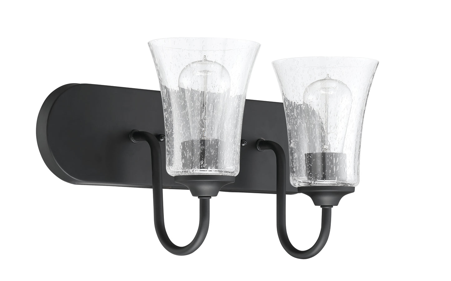 50402-FB - Gwyneth 2 Light 18" Wide Vanity Light - Flat Black
