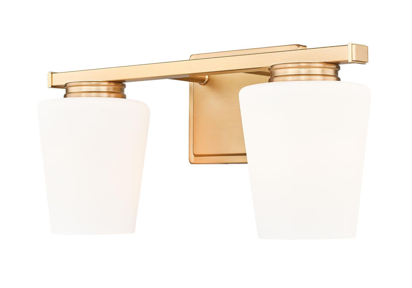 7703-2V-MGLD - Nextra 2 Light 16" Vanity - Modern Gold