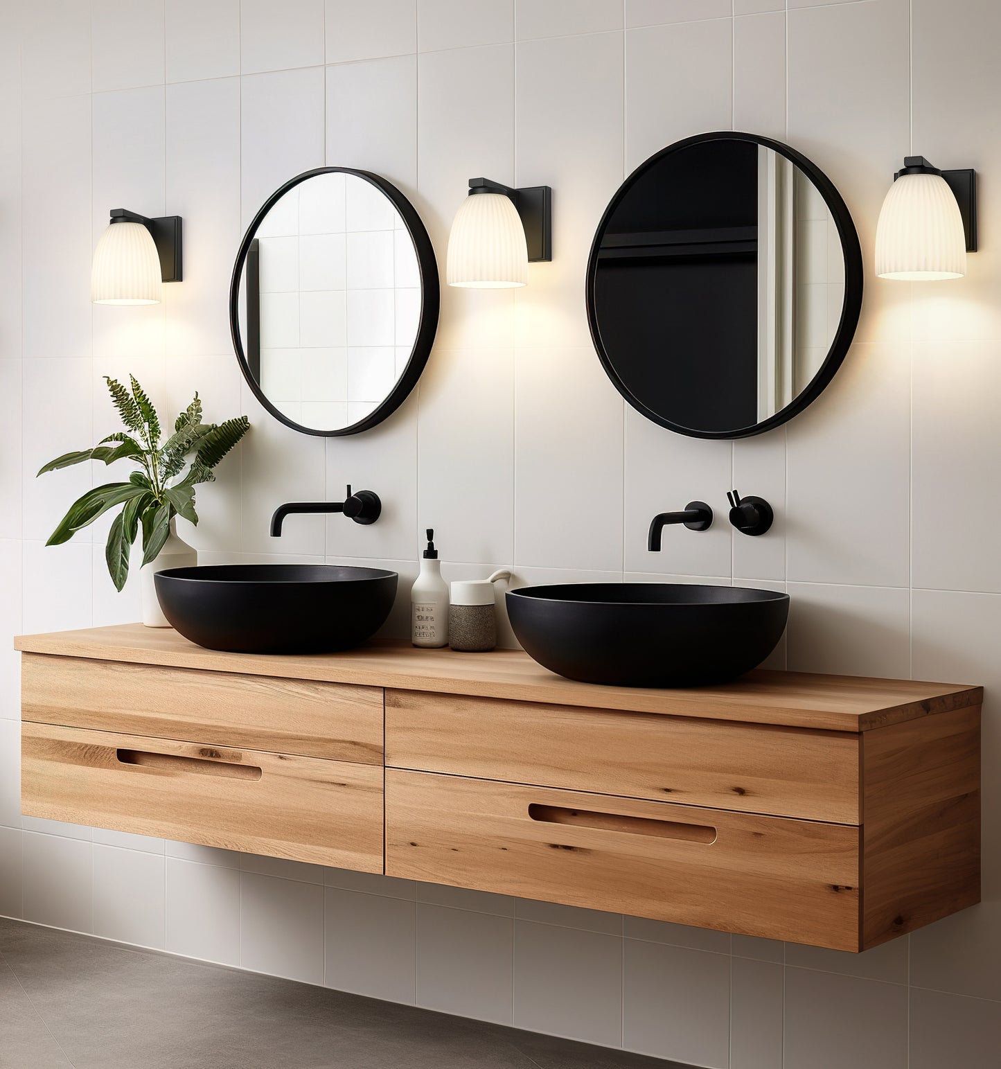 7518-1S-MB - Naya 1 Light Wall 6" Sconce - Matte Black