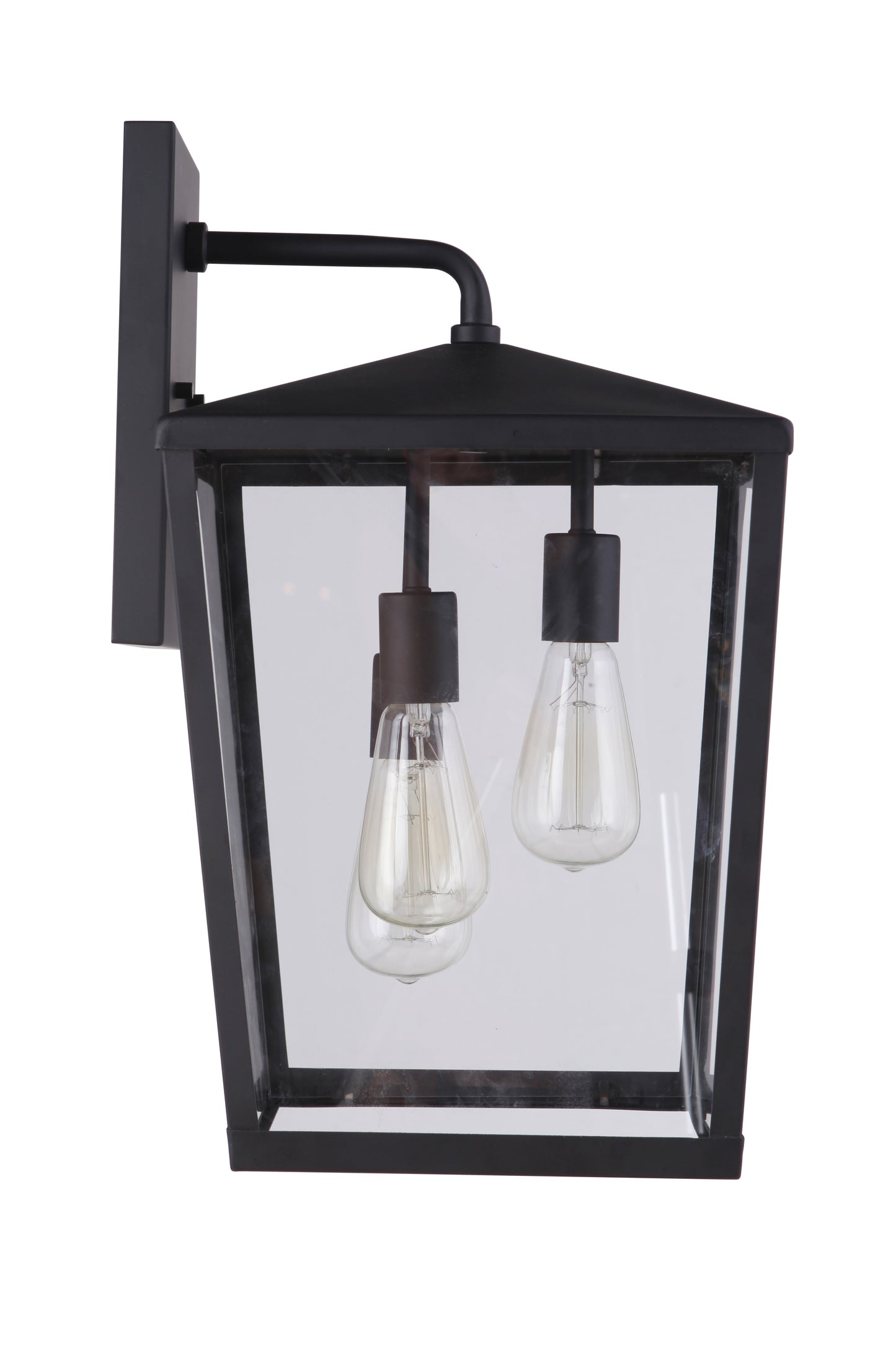 ZA4634-MN - Olsen 3 Light 19" High Outdoor Wall Lantern - Midnight