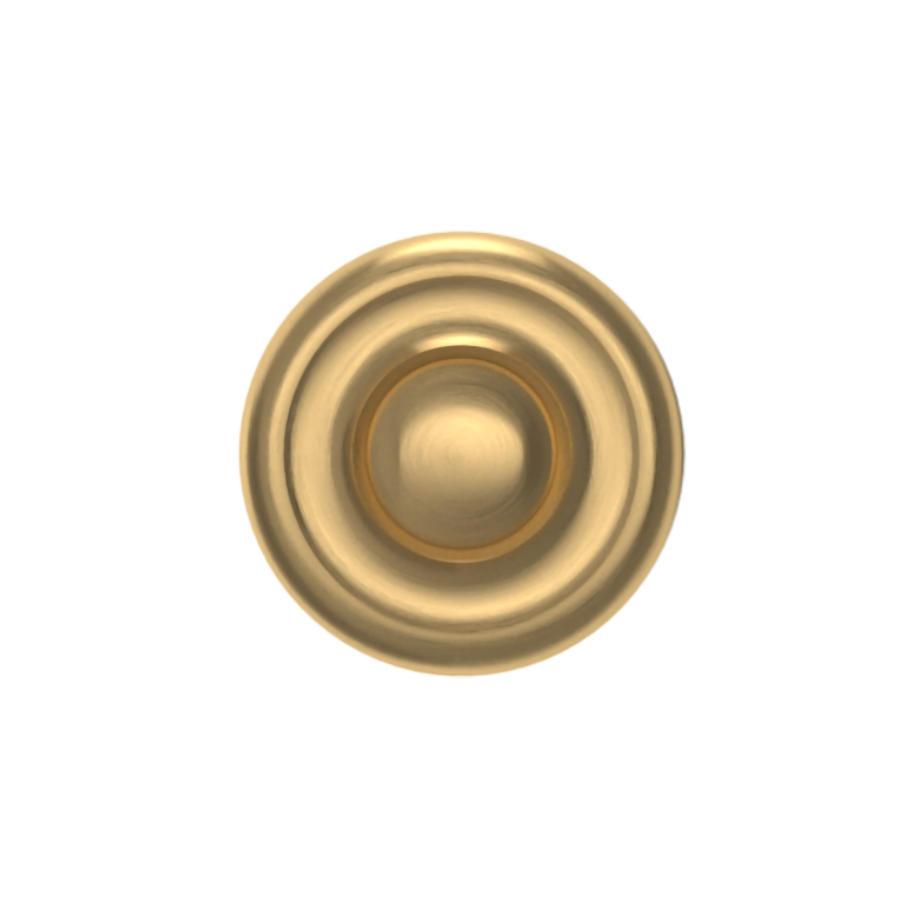 4490044 - 1" Centers - Dominion Knob - Satin Brass