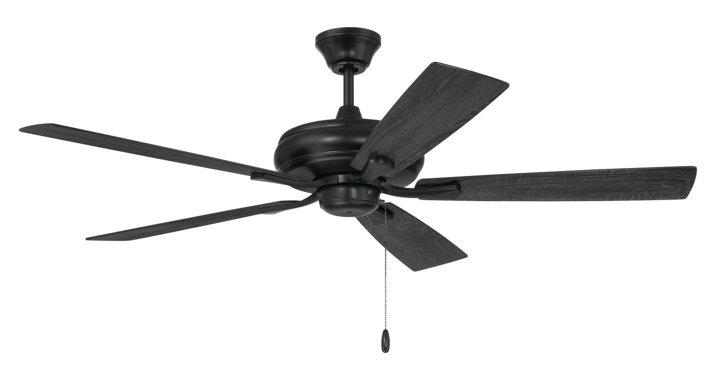 ECF52FB5-FBGW - Eos 52" 5 Blade Ceiling Fan with Light Kit - Flat Black