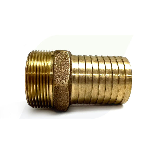 RBMANL150 - 1-1/2" Brass Hose Barb x MPT Male Adapter