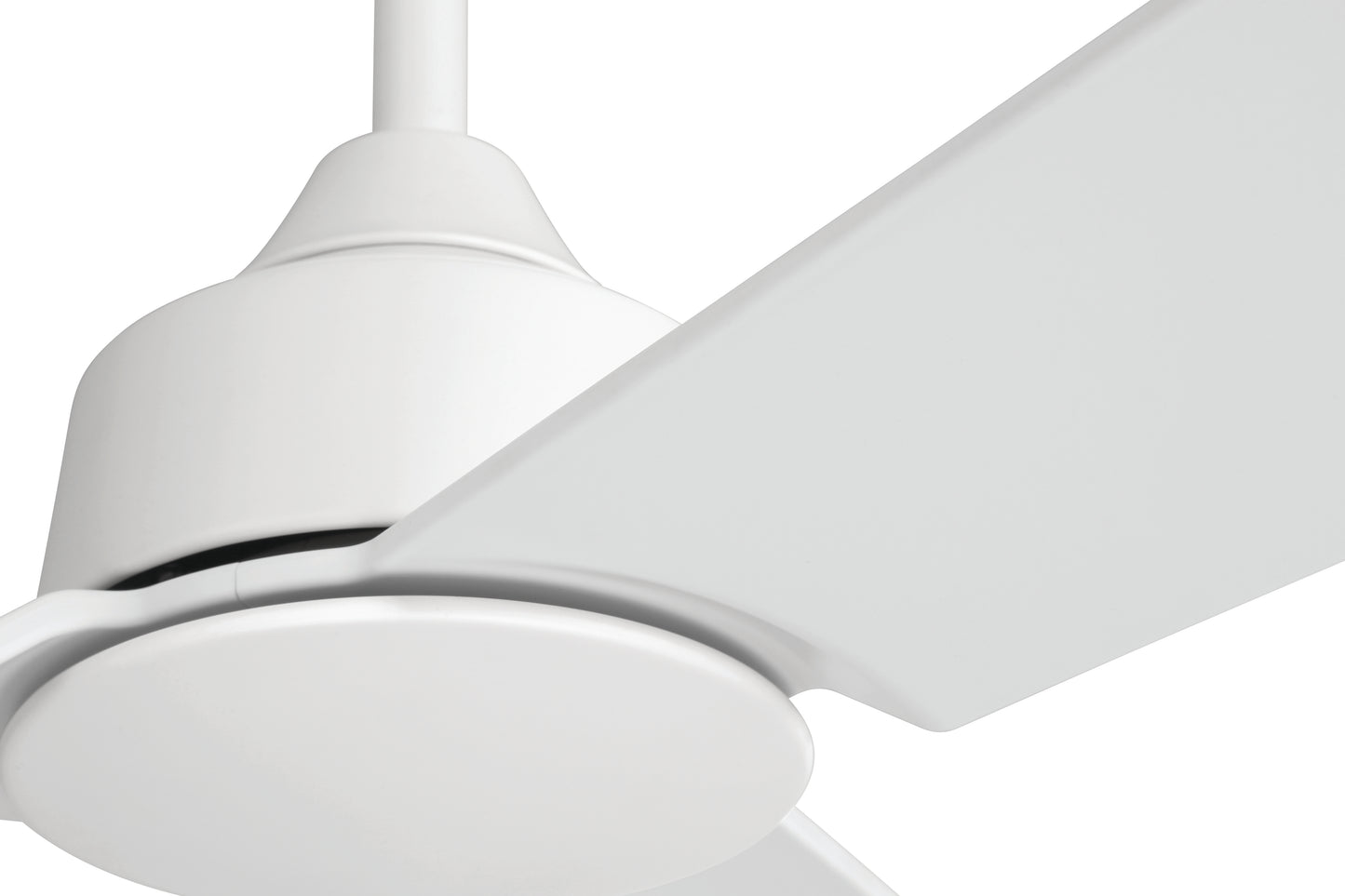 CHM52W3 - Charming 52" 3-Blade Indoor/Outdoor Damp Rated Ceiling Fan 52" 3 Blade Indoor Outdoor Ceiling Fan with Light Kit - White