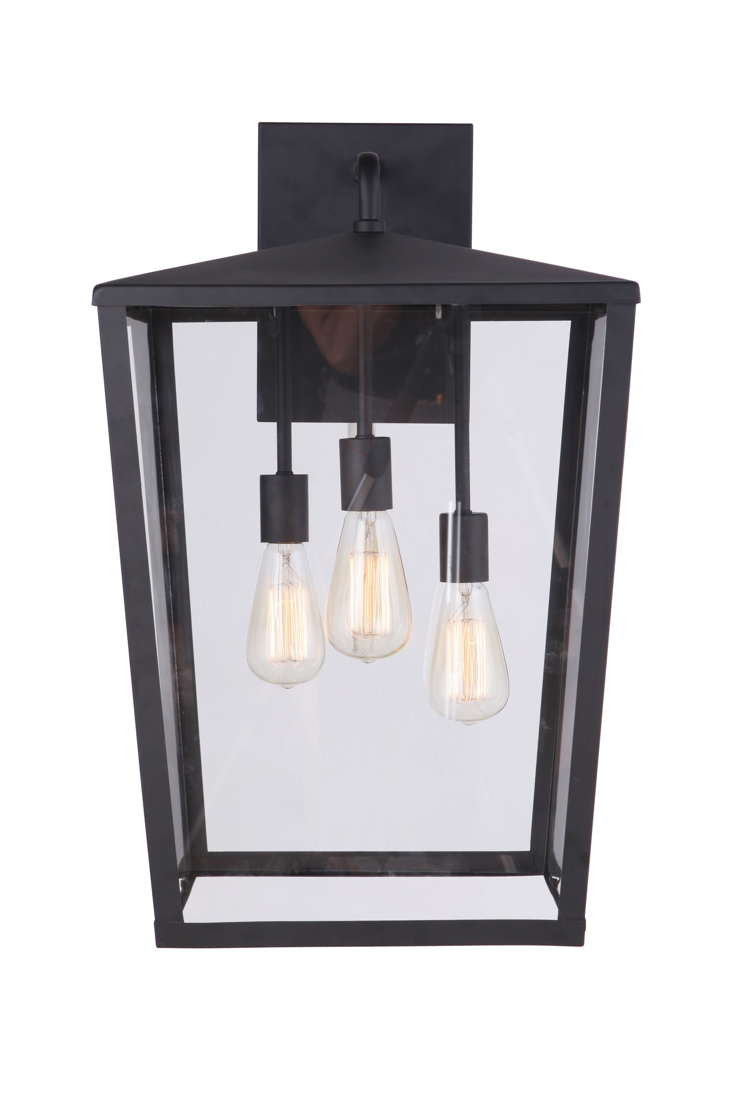 ZA4644-MN - Olsen 3 Light 24" High Outdoor Wall Lantern - Midnight