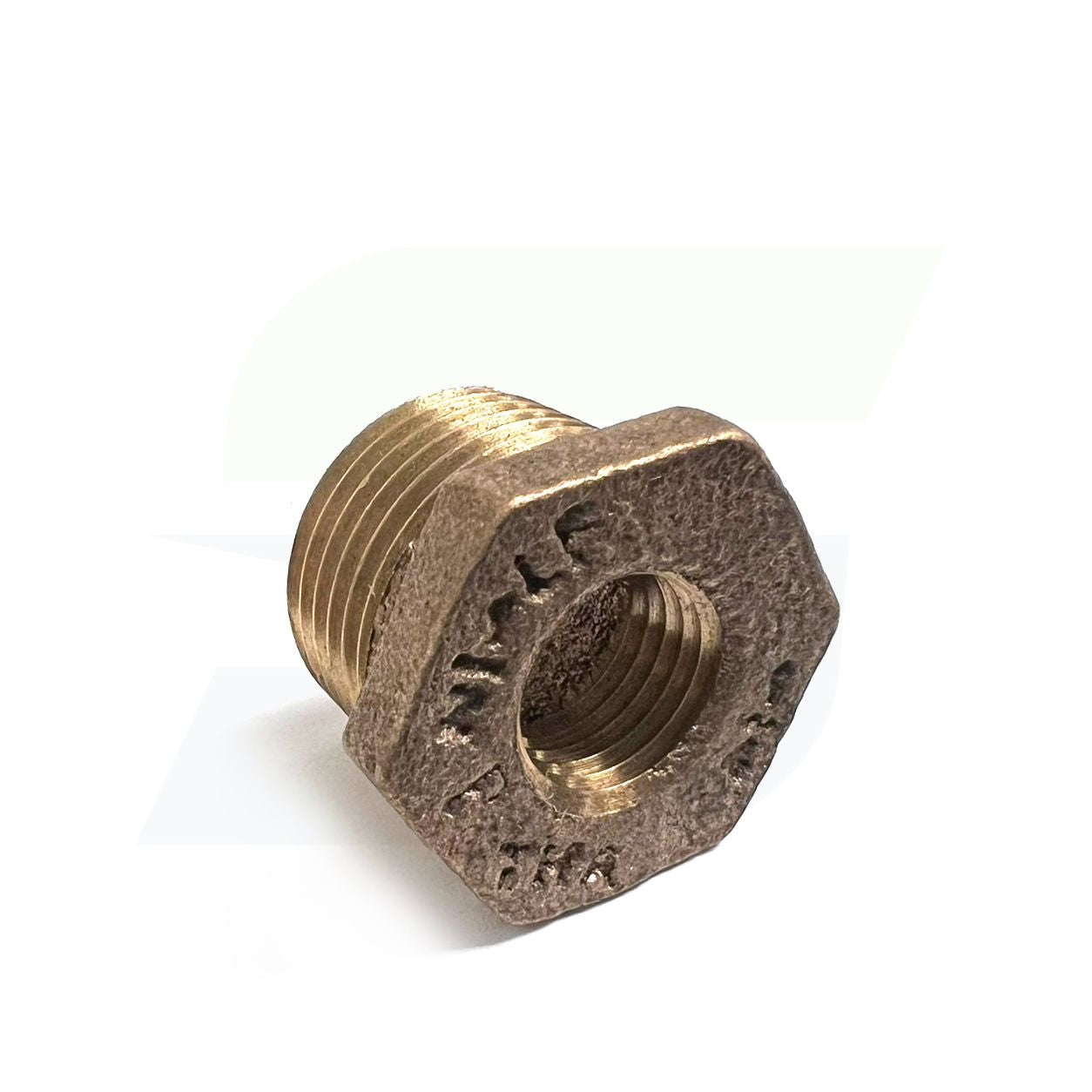 1/2" x 1/4" Lead Free Brass Reducing Hex Bushing