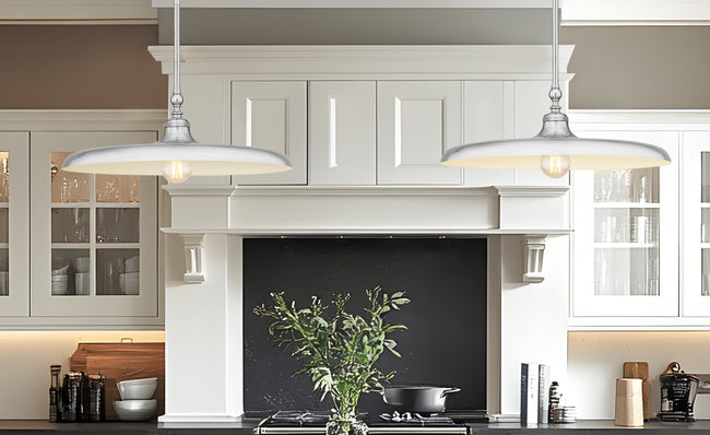 2308P24-BN - Camden 1 Light 24" Pendant - Brushed Nickel