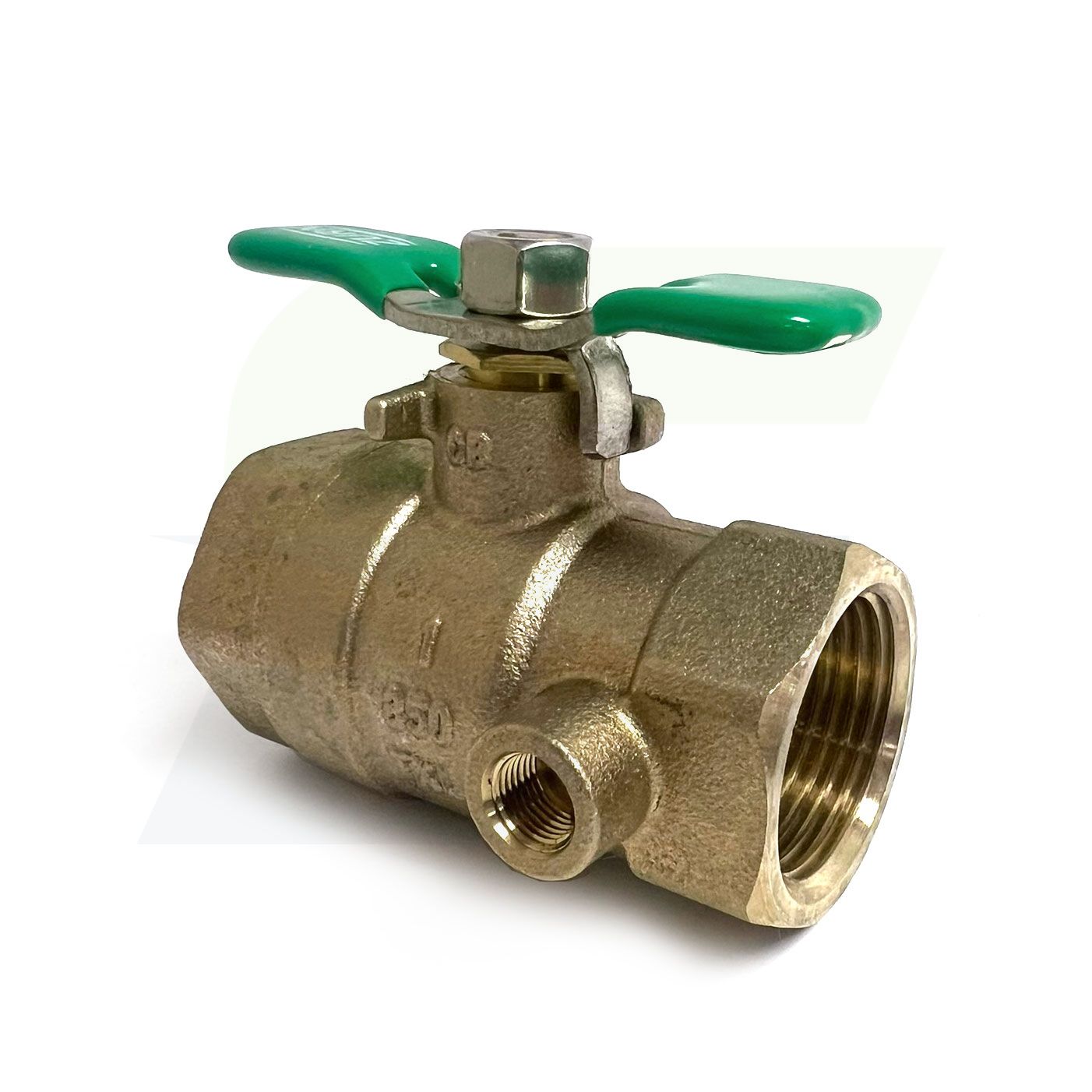 1-850TXL - 1" 850XL Full Port Bronze Ball Valve, Tapped