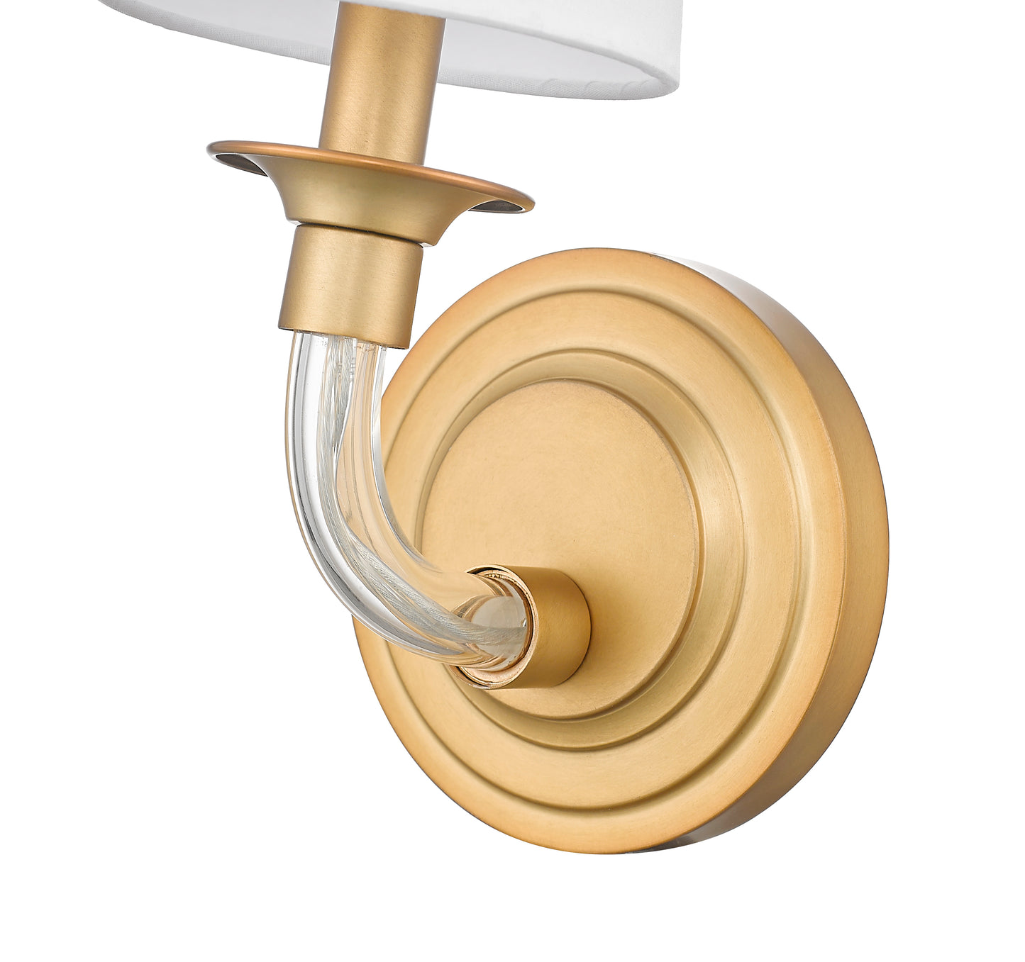 1950-1S-RB - Katerina 1 Light Wall 12" Sconce - Rubbed Brass