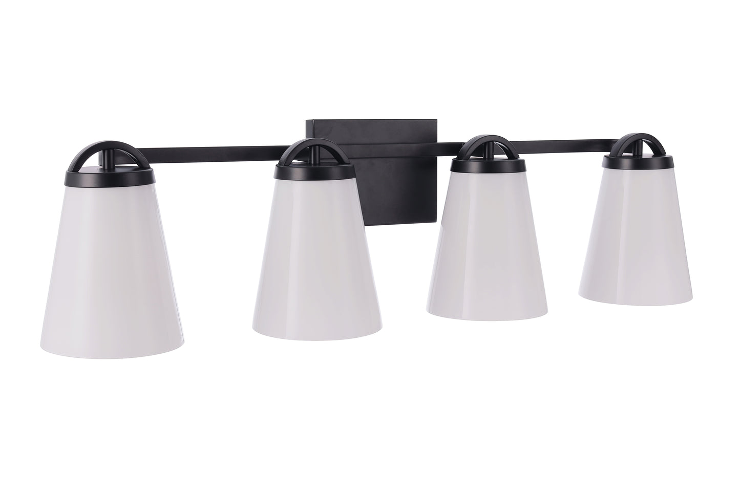 20732FB4 - Zane 4 Light 32" Wide Vanity Light - Flat Black