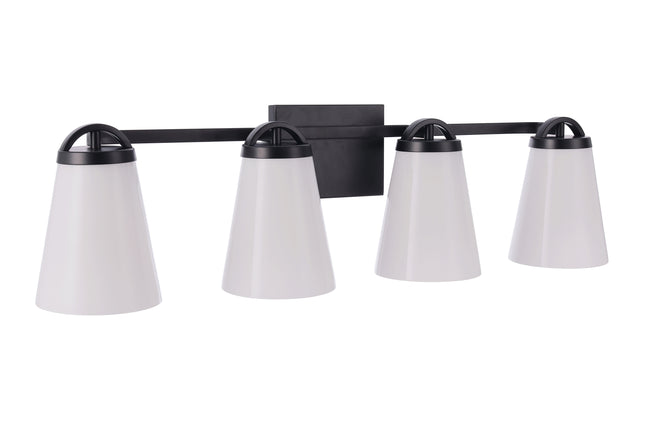 20732FB4 - Zane 4 Light 32" Wide Vanity Light - Flat Black