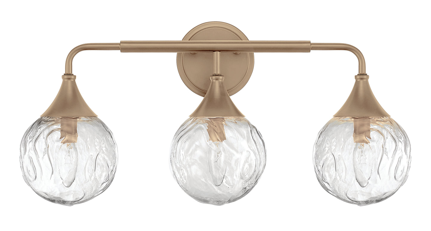 61203-CPZ - Reflection 3 Light 24" Wide Vanity Light - Premium Bronze