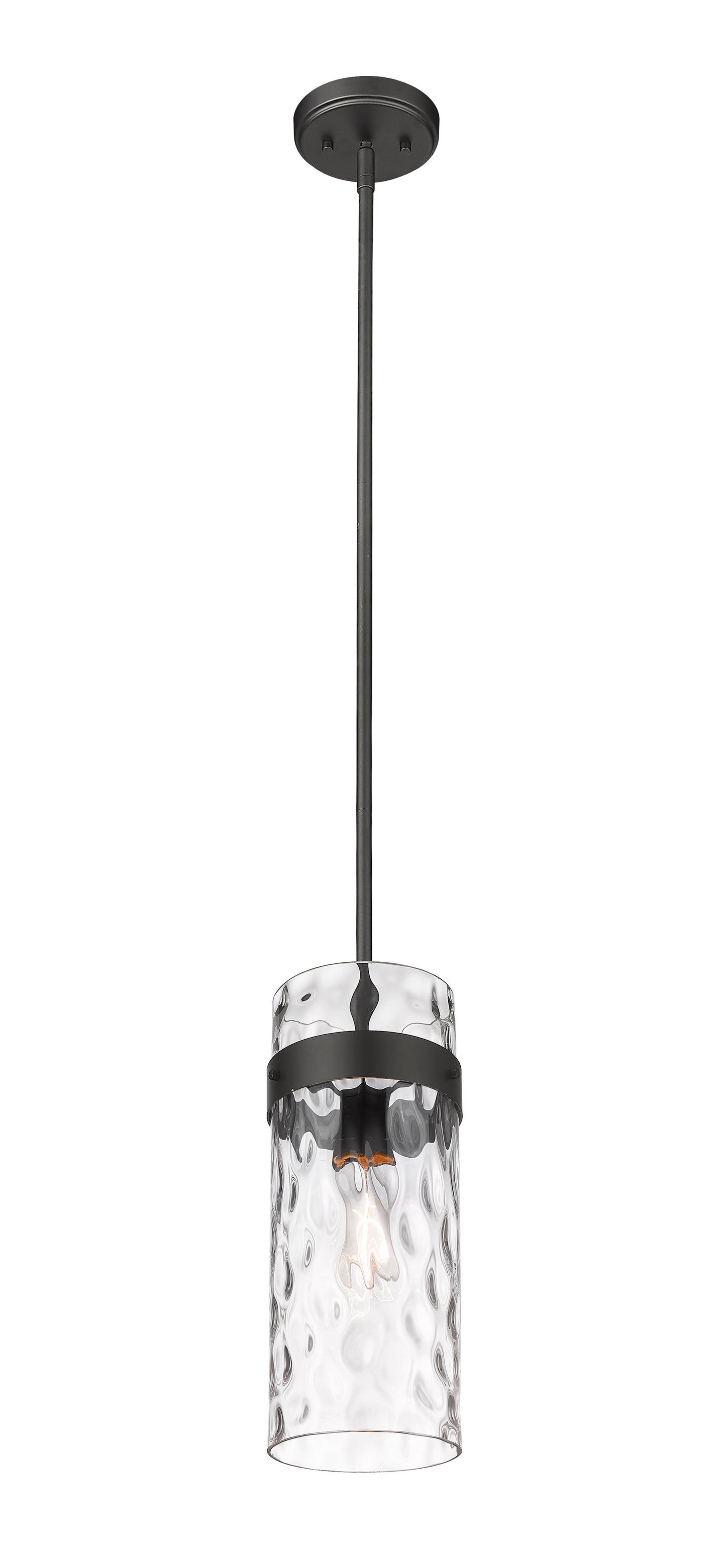 3035P6-MB - Fontaine 1 Light 6" Pendant - Matte Black