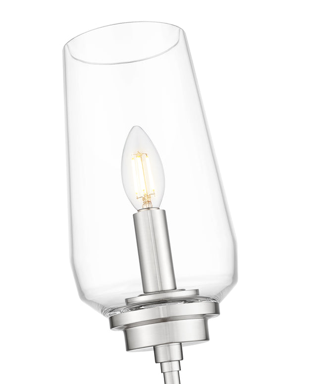 2013-1S-BN - Clara 1 Light Wall 26" Sconce - Brushed Nickel