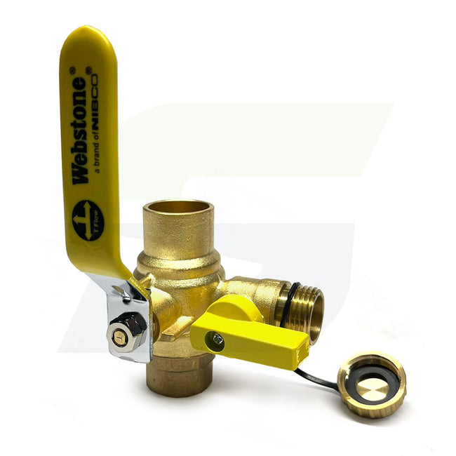 50614 - 1" Sweat PRO-PAL Ball Valve with Drain