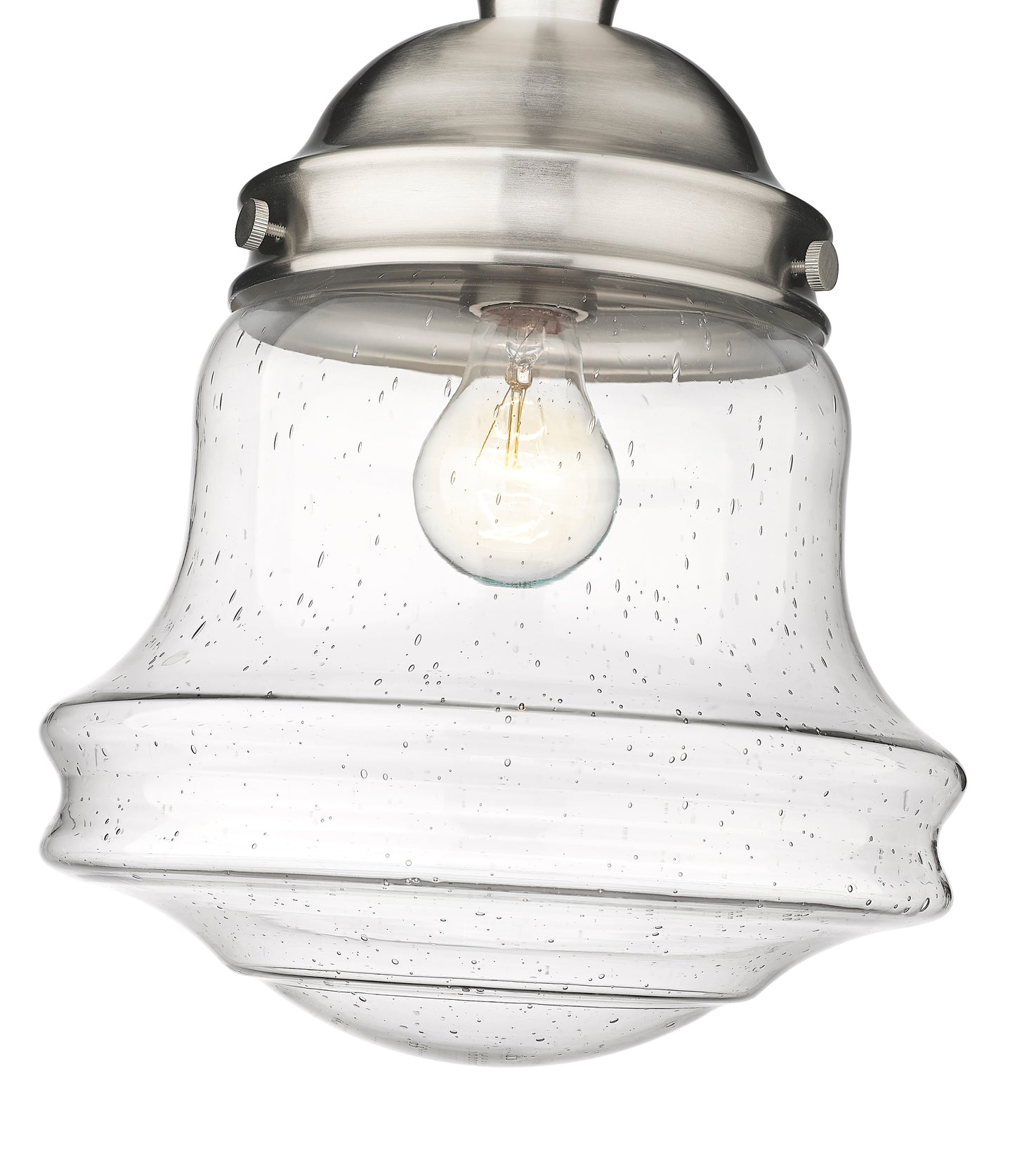 736F10-BN - Vaughn 1 Light Flush 10" Mount - Brushed Nickel