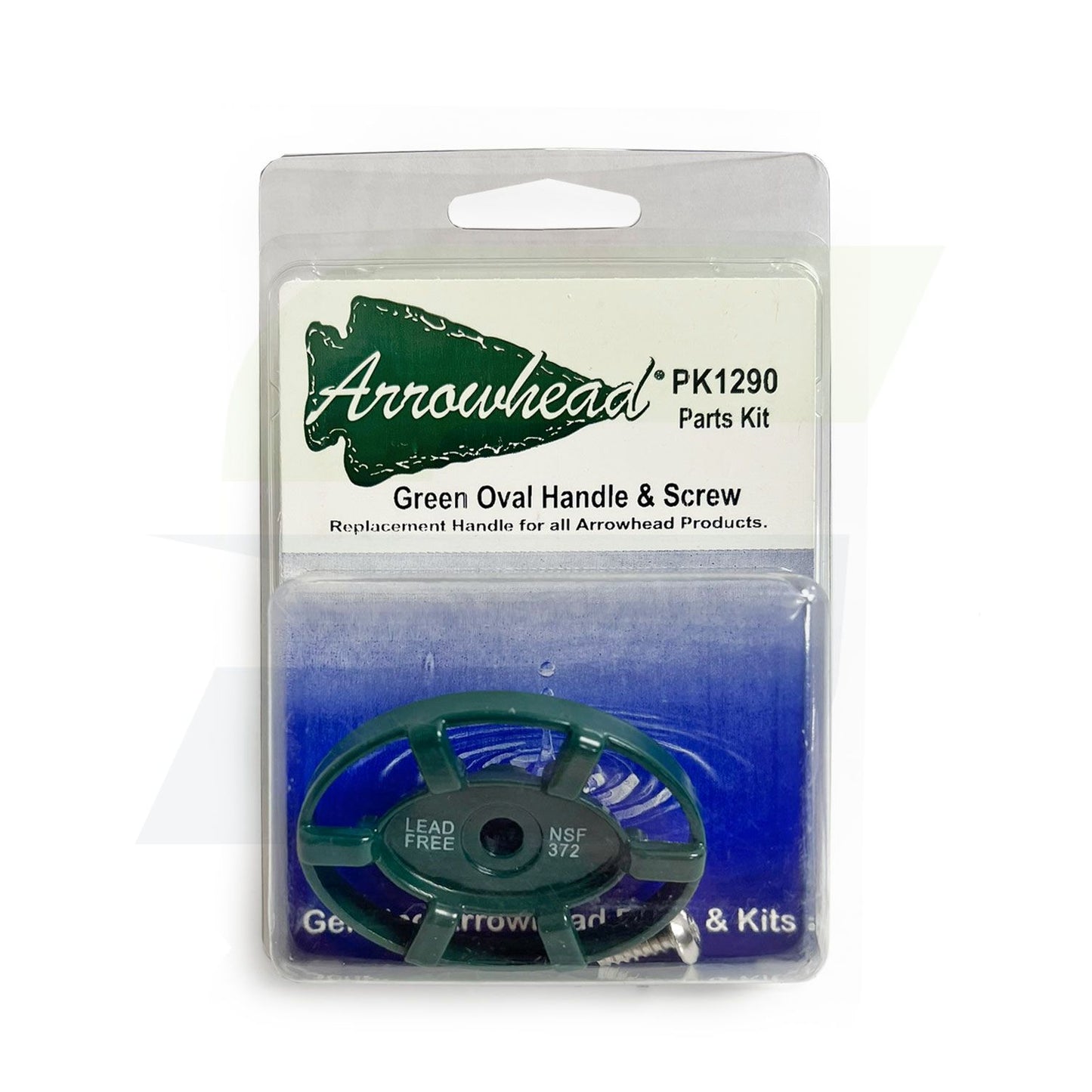 PK1290 - Replacement Green Oval Handle & Stainless Steel Screw