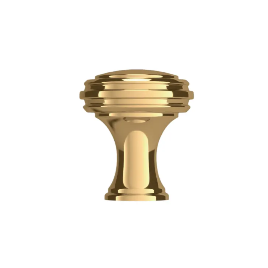 4454031 - 1" - Severin Fayerman C Knob - Unlacquered Brass