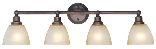 26604-BZ - Bradley 4 Light 33" Wide Vanity Light - Bronze