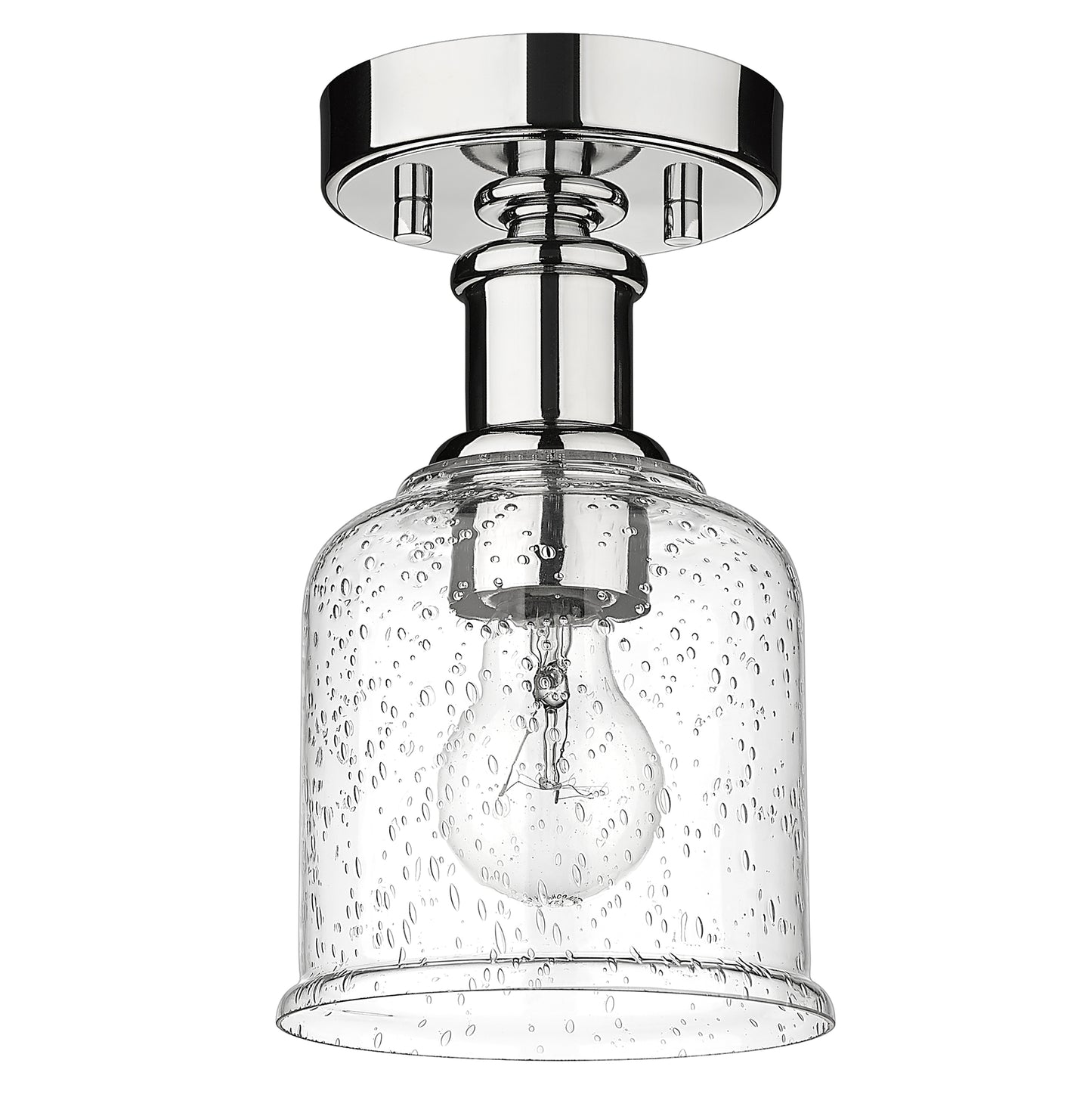 734F1-CH - Bryant 1 Light Flush 6" Mount - Chrome