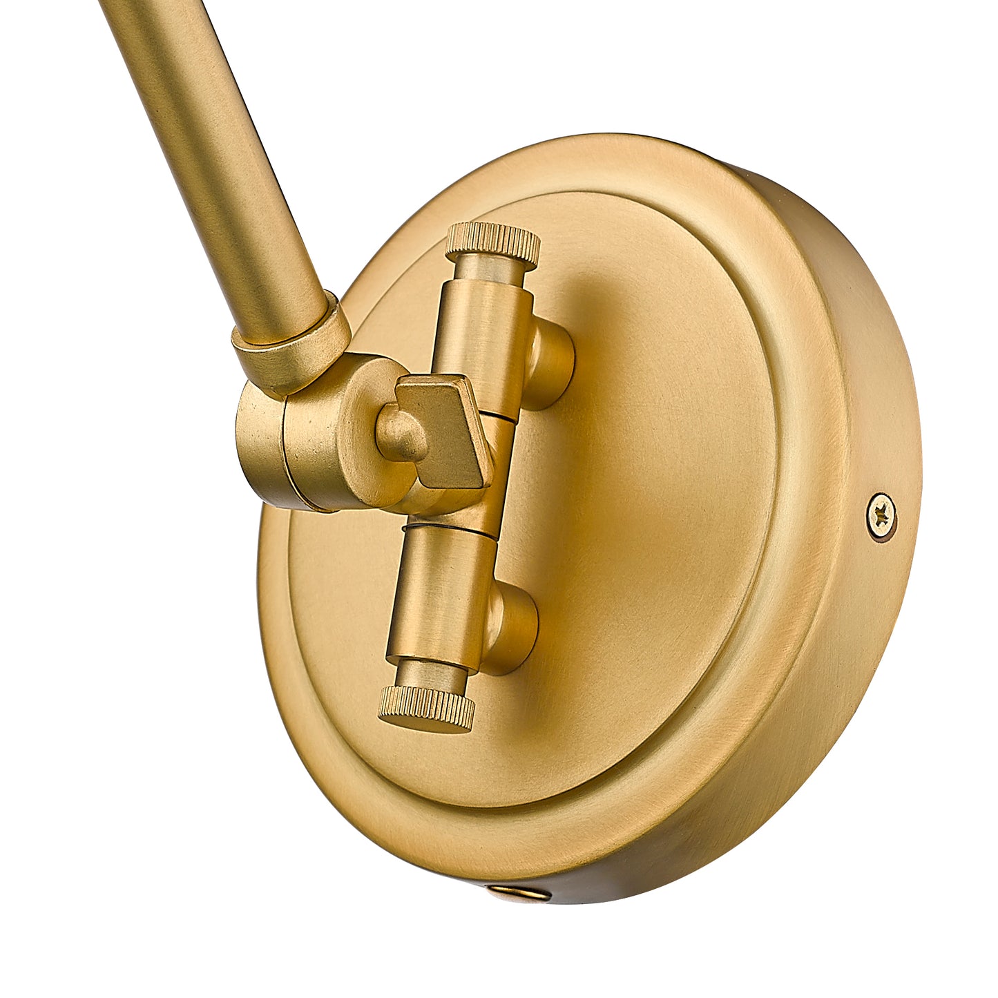 349S-RB - Gayson 1 Light Wall 8" Sconce - Rubbed Brass