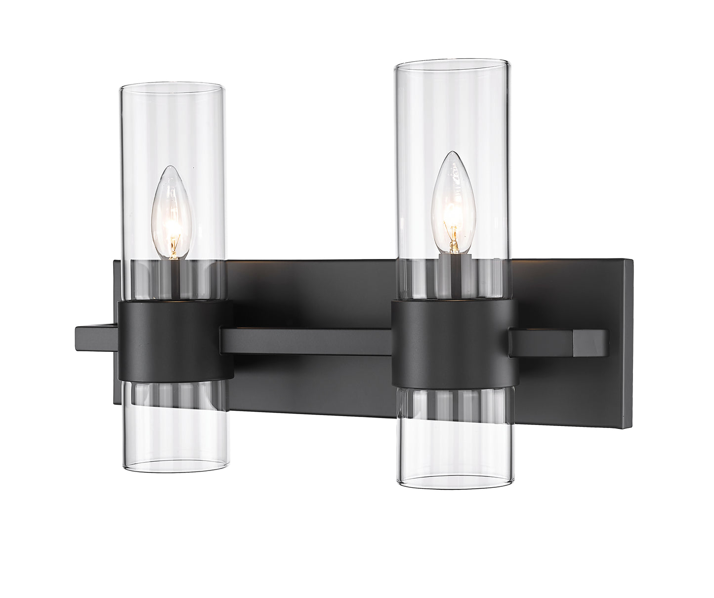 343-2V-MB - Lawson 2 Light 17" Vanity - Matte Black